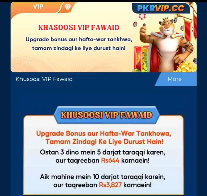 vip pkr vip bonuses